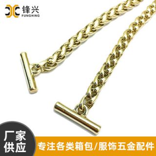 灯笼链包包乐动网站-乐动（中国）
箱包五金配件浅金色BSK链金属孖圆链包包配件直供